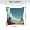 18x18 Zoll doppelseitiger Plüsch-Kissenbezug mit einzigartigem Muster