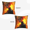 18x18 inches Double - sided Plush Pillowcase with Anime Girl Pattern