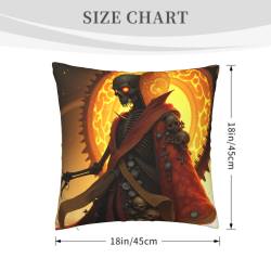 Demon Crest Plüschkissenbezug - Okomall