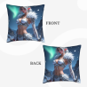 18x18 Zoll Doppelseitiges Plüsch Anime-Elfen-Kissenbezug