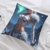 18x18 Zoll Doppelseitiges Plüsch Anime-Elfen-Kissenbezug
