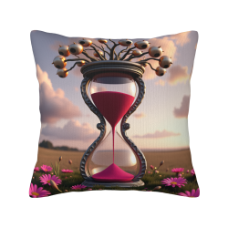 18x18 - インチのダブル - サイドの豪華な枕カバー、hourglass パターン付き
