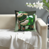 Copricuscino in peluche doppia faccia 18x18 pollici con motivo pecora