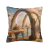 18x18インチ 両面ファンタジー風景柄プラッシュピローケース