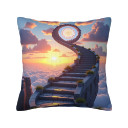 Funda de almohada de felpa doble cara de 18x18 pulgadas con diseño fantástico