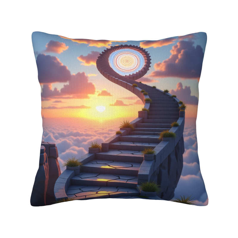 18x18インチ両面プリントプラッシュ枕カバー ファンタジー柄
