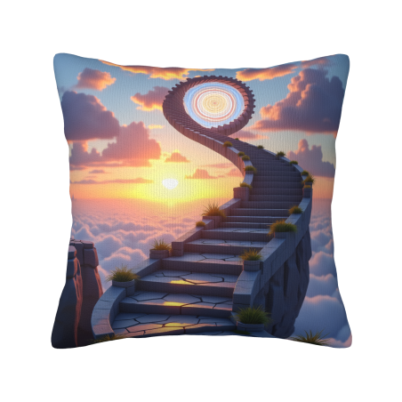 Funda de almohada de felpa doble cara de 18x18 pulgadas con diseño fantástico