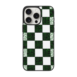 iPhone 15/Pro/Max 棋盘格手机壳 - 复古潮流 - okomall