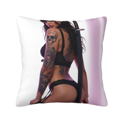 Housse de Coussin Fille Tatouage Sexy - Okomall