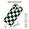 iPhone 15/Pro/Max 棋盤格手機殼 - 復古潮流 - okomall