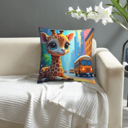 Fodera per cuscino in peluche Dream City - Okomall