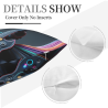 Funda de Almohada de Felpa Reversible - Diseño Musical Moderno