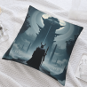 Housse de coussin en peluche Shadow Realm - Okomall