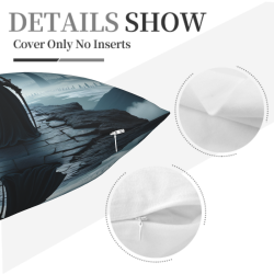 Housse de coussin en peluche Shadow Realm - Okomall