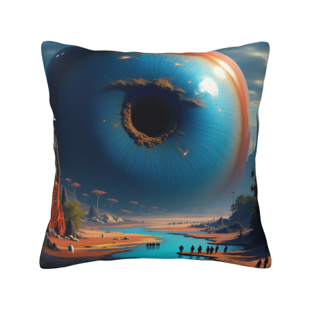 ドリーミーギャラクシーピローカバー - 18x18インチ | Okomall