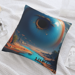 몽환적인 은하계 베개 커버 - 18x18인치 | Okomall