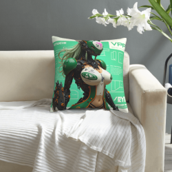 Housse de Coussin Cyberpunk Girl - Okomall