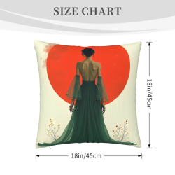 Housse de Coussin Fluffy Sunrise Mountain - Okomall