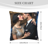 Bellezza stellare romantica - Copricuscino peloso di 18x18 pollici