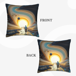 Fodera per Cuscino Galassia Sognante - 18x18 Pollici | OKOMALL