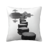Housse de Coussin en Peluche Paysage Zen - Okomall