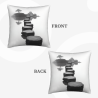 Housse de Coussin en Peluche Paysage Zen - Okomall