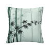 Housse de Coussin en Velours Forêt de Bambou Zen - Okomall