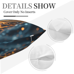 Housse de Coussin en Peluche Forêt Mystique - Okomall