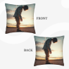 Abstract Landscape Fluffy Pillow Cover - Okomall