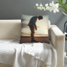 Housse de Coussin Duveteuse Paysage Abstrait - Okomall