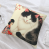 Japanese Girl Pillow Cover - Okomall