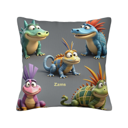 Housse de Coussin Dinosaure Mignonne - Okomall