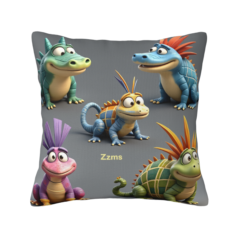 Housse de Coussin Dinosaure Mignonne - Okomall