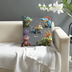 Housse de Coussin Dinosaure Mignonne - Okomall