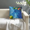 Housse de Coussin Géométrique Abstraite - Okomall