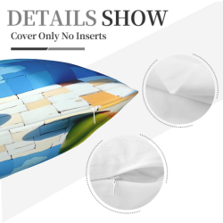 Abstract Geometric Pillow Cover - Okomall
