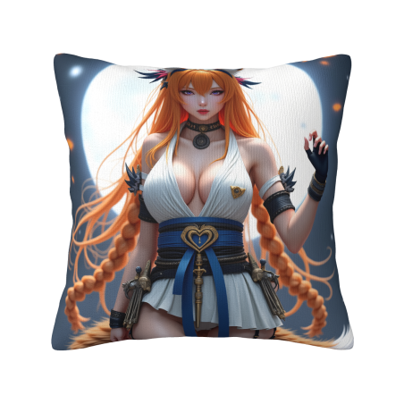 Funda de Almohada de Personaje Anime - Chica Enérgica | Okamall
