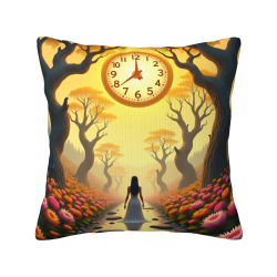 드리미 포레스트 플러시 베개 커버 - 18x18 인치 | OKOMALL