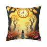 Funda de almohada de felpa Bosque Soñado - 18x18 pulgadas | OKOMALL