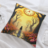 Funda de almohada de felpa Bosque Soñado - 18x18 pulgadas | OKOMALL