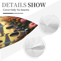 드리미 포레스트 플러시 베개 커버 - 18x18 인치 | OKOMALL
