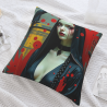 18x18 - Federa in peluche a doppio lato in stile scuro
