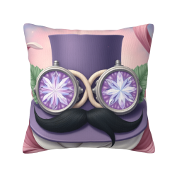 Coussin décoratif en peluche double face avec motif fantastique 45x45 cm - www.okomall.com