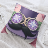 18x18英寸雙面毛絨奇幻圖案抱枕套 - www.okomall.com