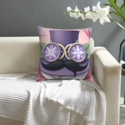 Coussin décoratif en peluche double face avec motif fantastique 45x45 cm - www.okomall.com