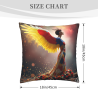 18x18 inches Double - Sided Plush Pillow Cover with Exquisite Pattern