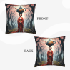 Funda de Almohada de Peluche (18x18 pulgadas) - Estilo Japonés