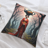 Housse de Coussin en Peluche (18x18 pouces) - Style Japonais