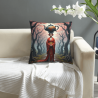 Housse de Coussin en Peluche (18x18 pouces) - Style Japonais