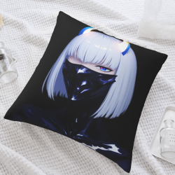 18x18 Zoll Doppelseitiges Plüsch Anime-Charakter Kopfkissenbezug